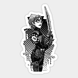 Space Ninja Sticker